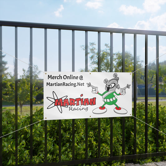 Martian Racing Promo Banner — @MartianRacing IG & YT Matte Vinyl