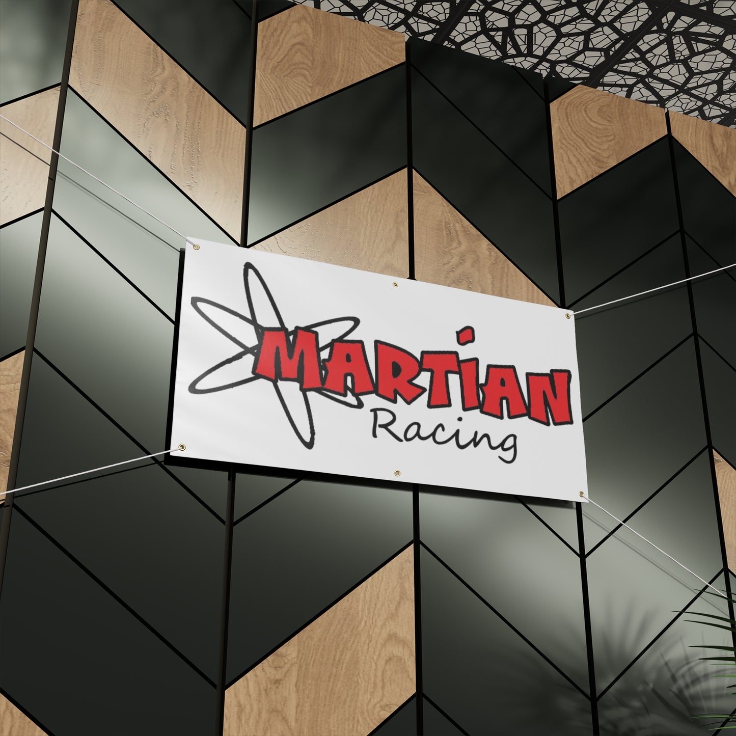 Martian Racing Matte Banner – Outdoor Racing Team Sign