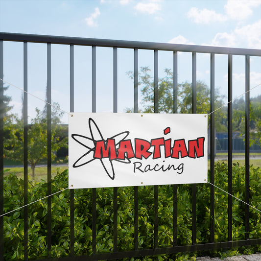 Martian Racing Matte Banner – Outdoor Racing Team Sign