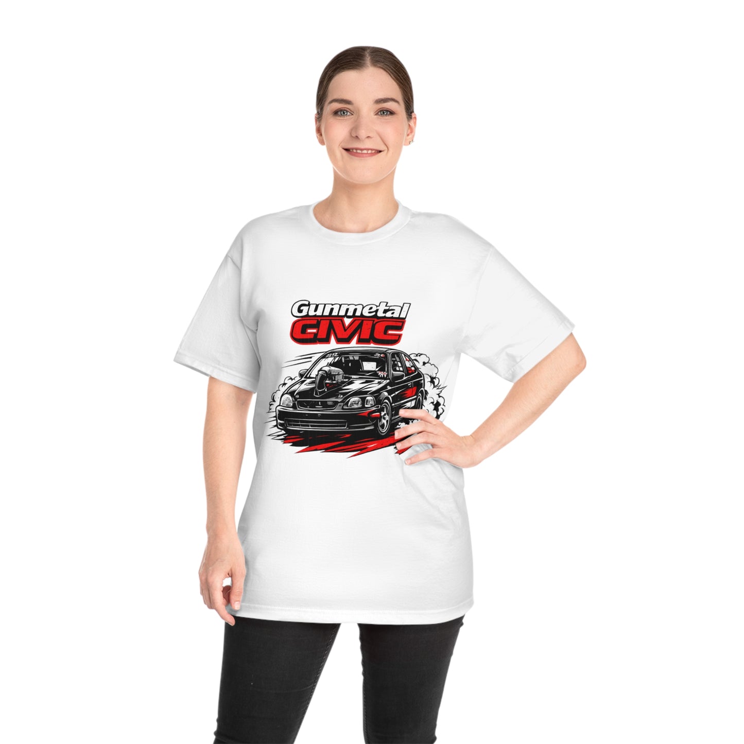Gunmetal Civic Racing T-Shirt