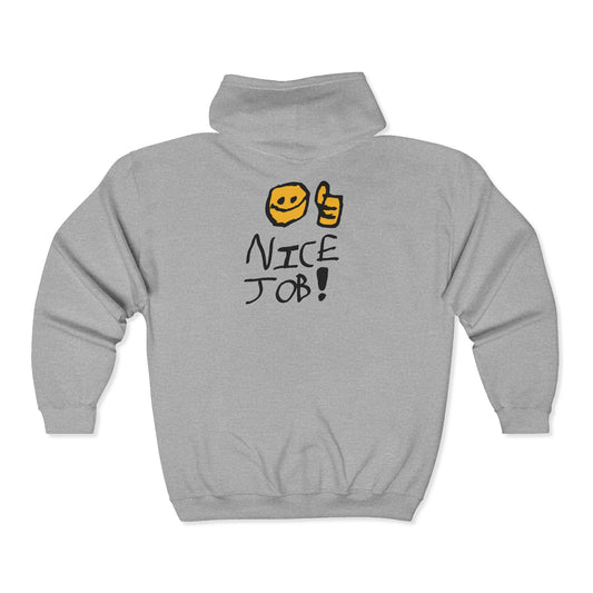 Unisex Zip Up Hooded Sweatshirt - Cozy Streetwear, Perfect for Gifting, Hoodie for All Seasons, Holiday Wear, Casual Style