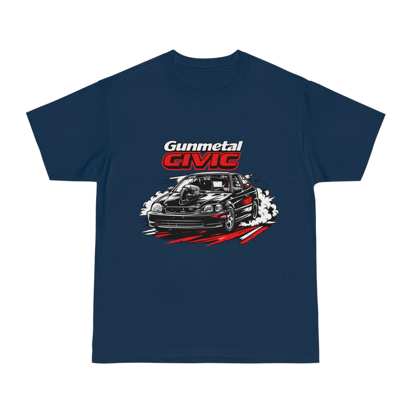 Gunmetal Civic Racing T-Shirt
