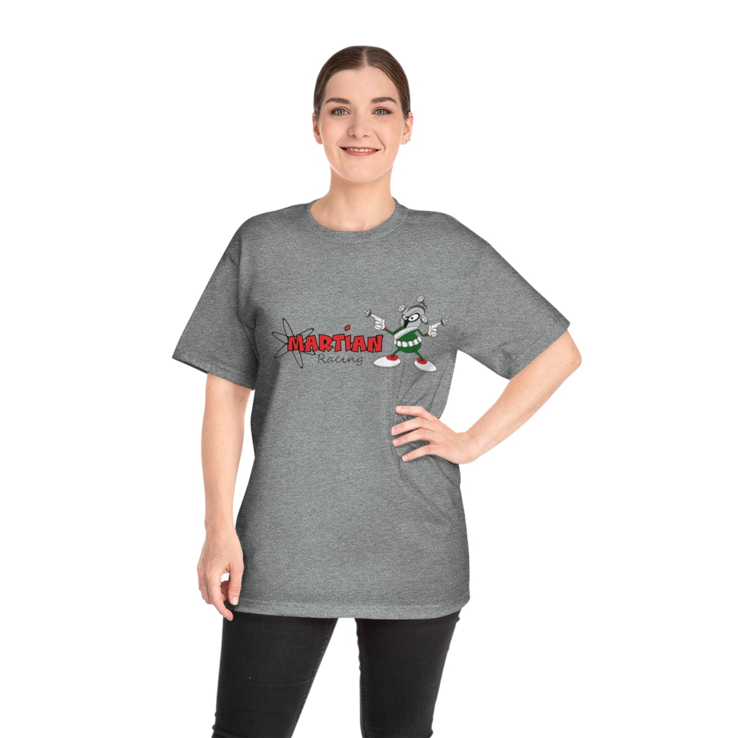 Gunmetal Civic Racing on the back T-Shirt — Martian Racing Graphic Tee
