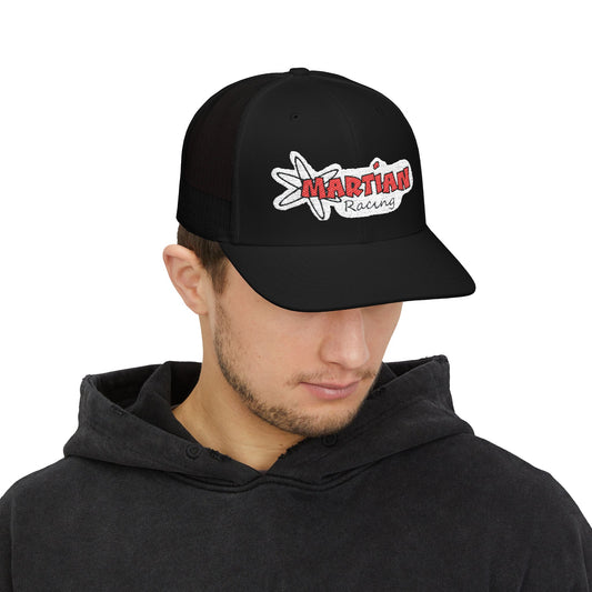 Martian Racing Embroidered Snapback Trucker Hat