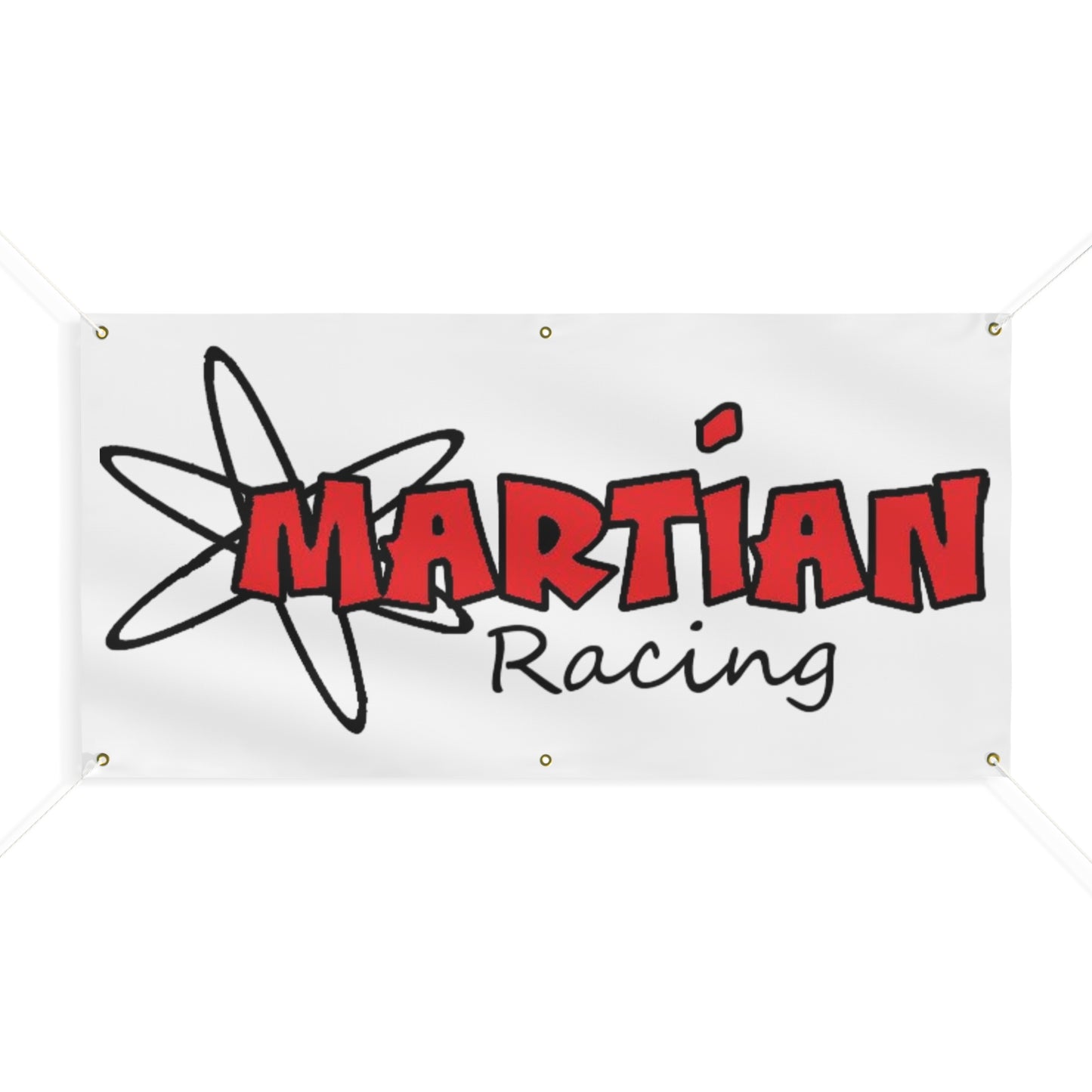 Martian Racing Matte Banner – Outdoor Racing Team Sign