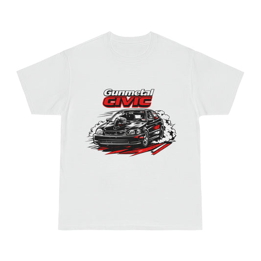 Gunmetal Civic Racing T-Shirt