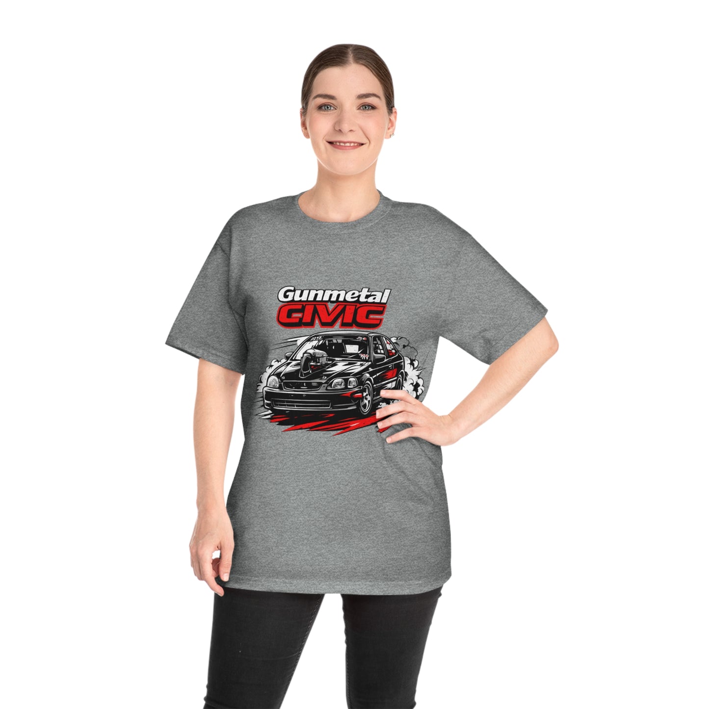 Gunmetal Civic Racing T-Shirt