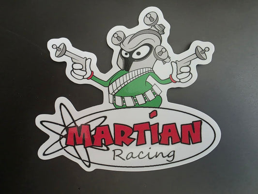 Martian Racing logo slapper sticker