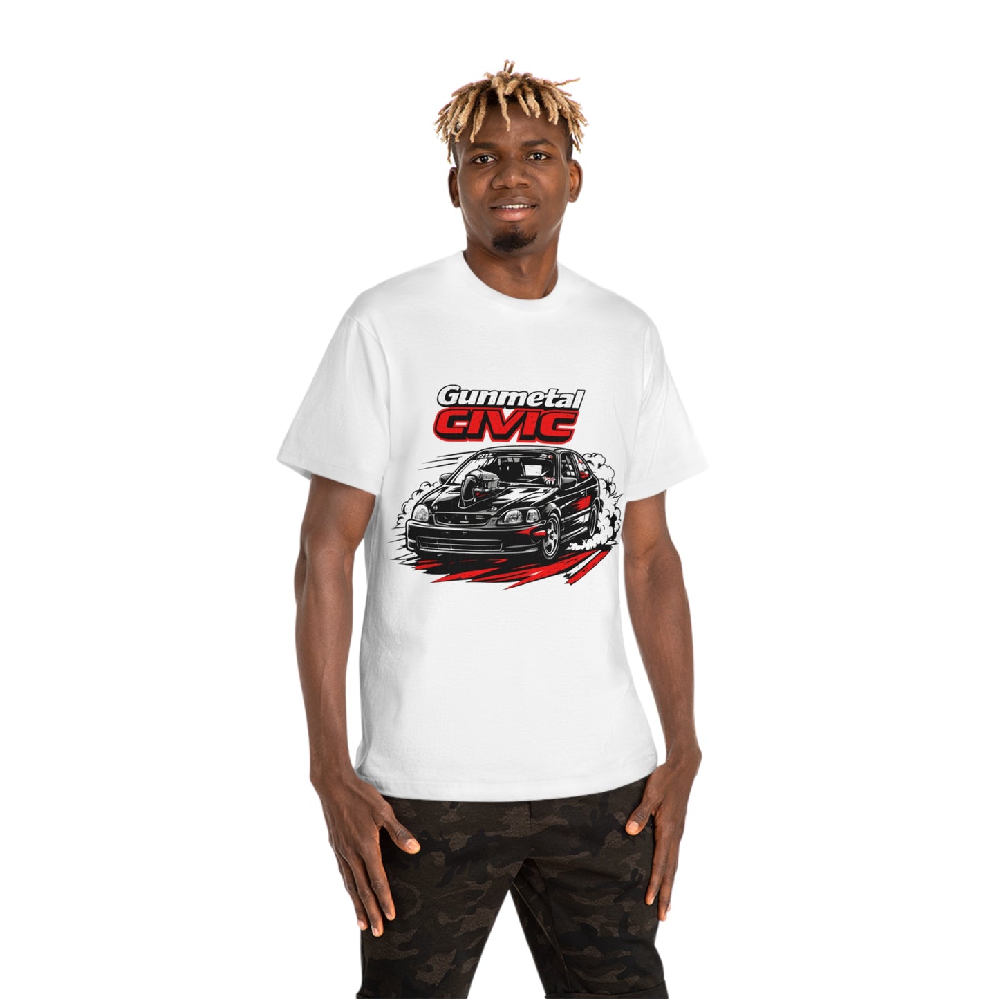 Gunmetal Civic Racing T-Shirt