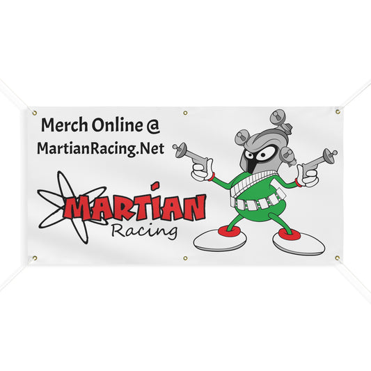 Martian Racing Promo Banner — @MartianRacing IG & YT Matte Vinyl